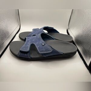 Men's Slide Sandals - Navy Blue Comfort Slides